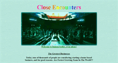 Desktop Screenshot of close-encounters.biz