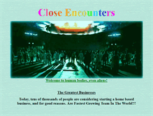 Tablet Screenshot of close-encounters.biz
